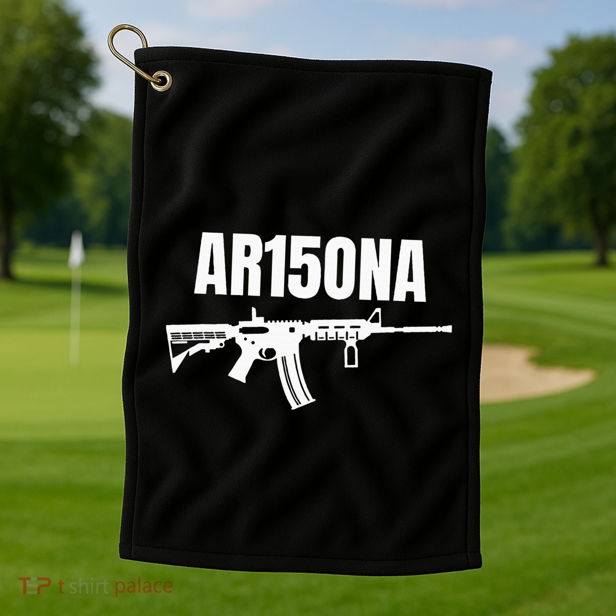 Ar15ona 2nd Amendment Ar 15 For Gun Owners Golf Towel