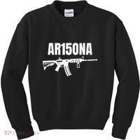 Ar15ona 2nd Amendment Ar 15 For Gun Owners Kids Sweatshirt thumb 0