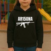 Ar15ona 2nd Amendment Ar 15 For Gun Owners Kids Hoodie thumb 3