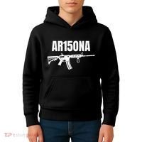 Ar15ona 2nd Amendment Ar 15 For Gun Owners Kids Hoodie thumb 4