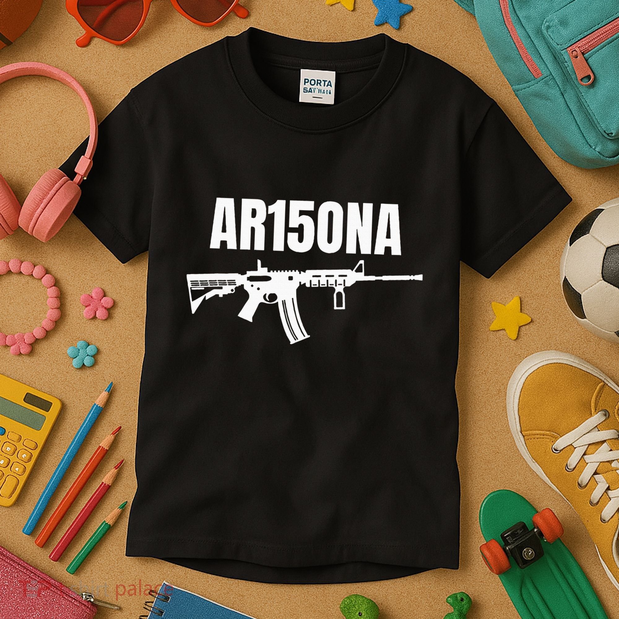 Ar15ona 2nd Amendment Ar 15 For Gun Owners Kids T-Shirt