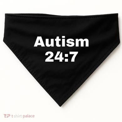 Autism 24:7  USA-Made Doggie Bandana