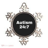 Autism 24:7  Ornament thumb 0
