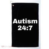 Autism 24:7  Golf Towel thumb 0