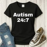 Autism 24:7  Women's T-Shirt thumb 3