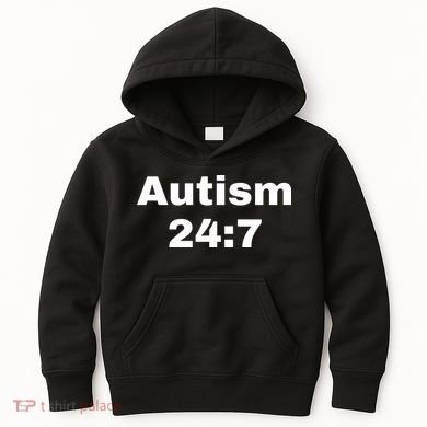 Autism 24:7  Kids Hoodie