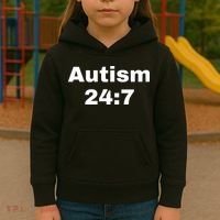 Autism 24:7  Kids Hoodie thumb 3