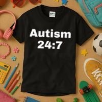Autism 24:7  Kids T-Shirt thumb 3