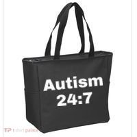 Autism 24:7  Tote Bag thumb 2