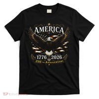 America 250th Anniversary 1776-2026 Patriotic Eagle T-Shirt thumb 0