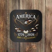 America 250th Anniversary 1776-2026 Patriotic Eagle Coaster thumb 0