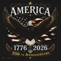 America 250th Anniversary 1776-2026 Patriotic Eagle Coaster thumb 2