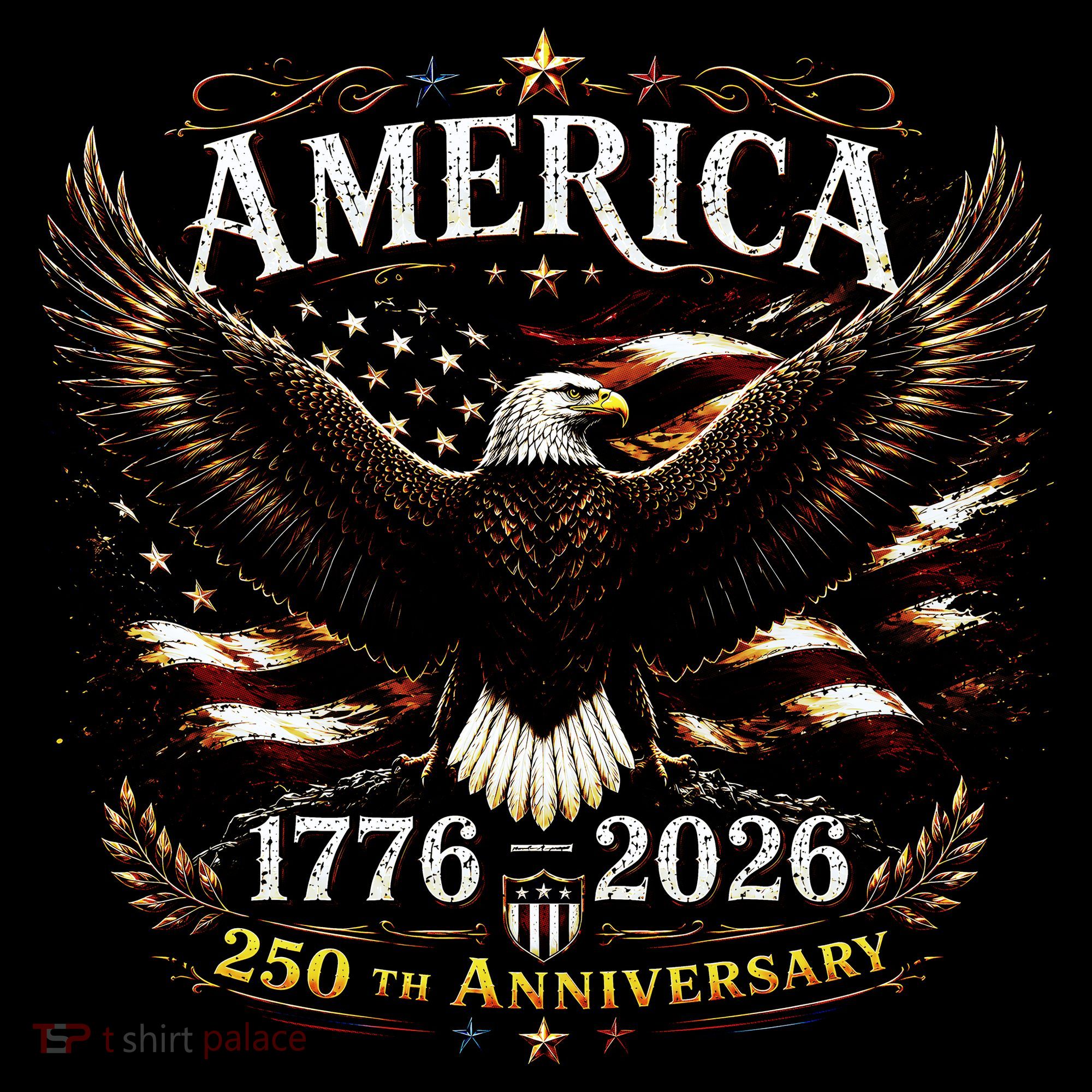 America 250th Anniversary 1776-2026 Patriotic Eagle Women's Hoodie