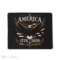 America 250th Anniversary 1776-2026 Patriotic Eagle Mousepad thumb 0