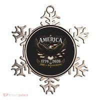 America 250th Anniversary 1776-2026 Patriotic Eagle Ornament thumb 0