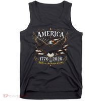 America 250th Anniversary 1776-2026 Patriotic Eagle Tank Top thumb 0