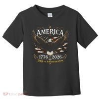 America 250th Anniversary 1776-2026 Patriotic Eagle Toddler T-Shirt thumb 0