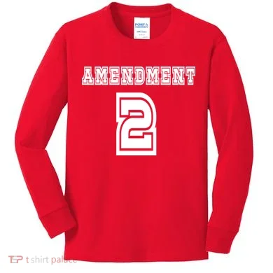 Amendment 2 Kids Long Sleeve Shirt