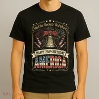 America 250th Anniversary Birthday Vintage T-Shirt thumb 3