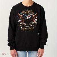 America 250th Anniversary 1776-2026 American Eagle Women's Sweatshirt thumb 0