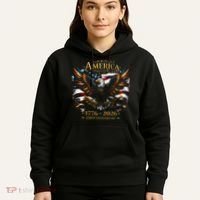 America 250th Anniversary 1776-2026 American Eagle Hoodie thumb 5
