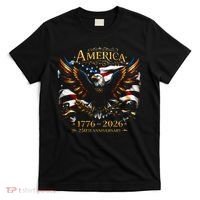 America 250th Anniversary 1776-2026 American Eagle T-Shirt thumb 0