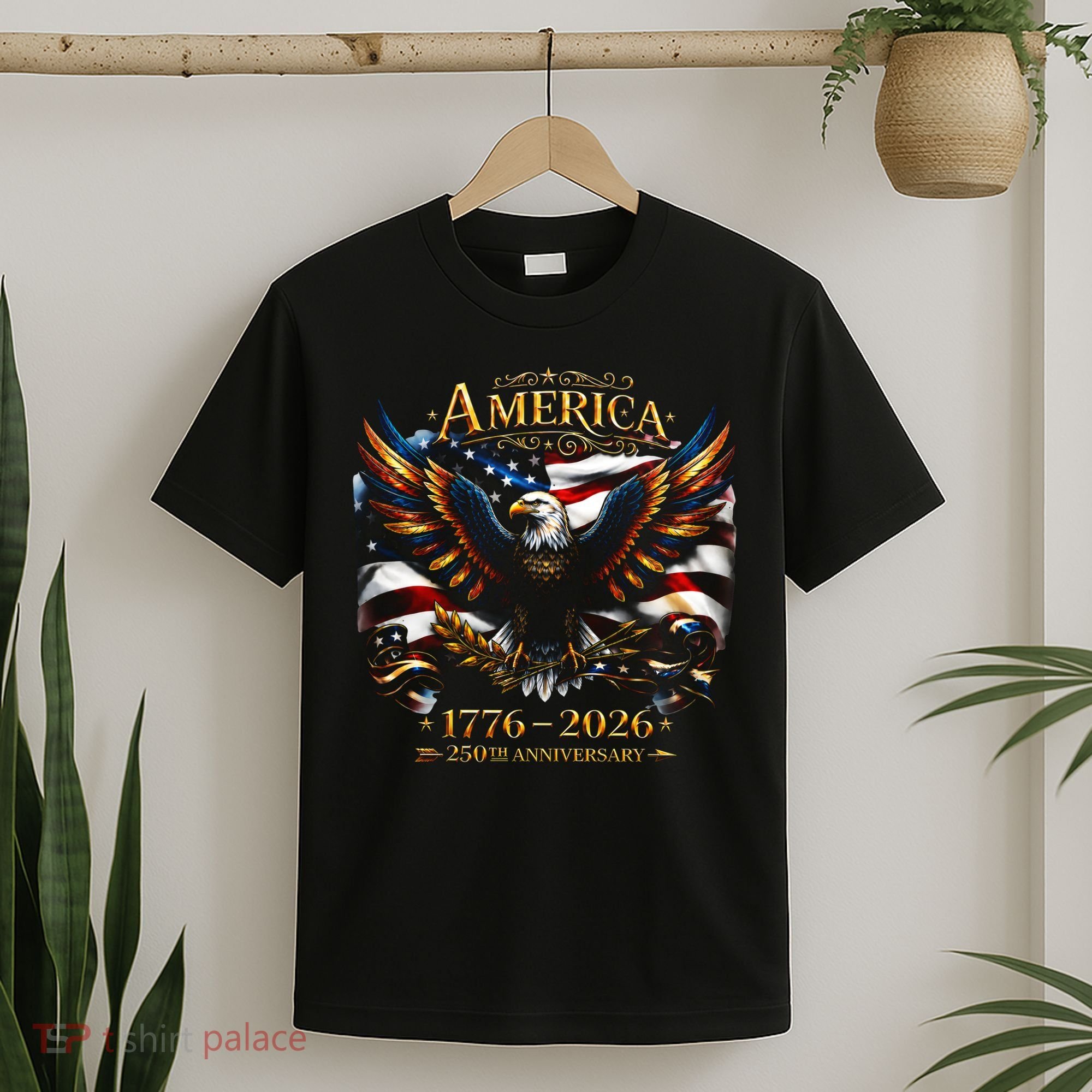America 250th Anniversary 1776-2026 American Eagle T-Shirt