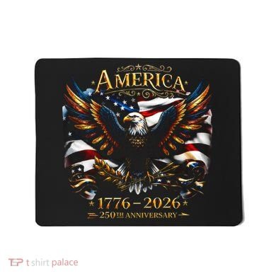 America 250th Anniversary 1776-2026 American Eagle Mousepad