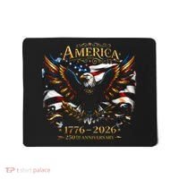 America 250th Anniversary 1776-2026 American Eagle Mousepad thumb 0