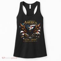 America 250th Anniversary 1776-2026 American Eagle Women's Tank Top thumb 0