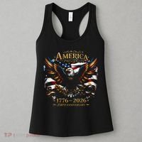 America 250th Anniversary 1776-2026 American Eagle Women's Tank Top thumb 3