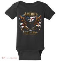 America 250th Anniversary 1776-2026 American Eagle Baby Bodysuit thumb 0