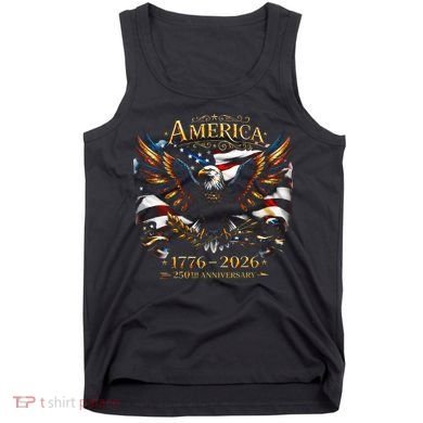 America 250th Anniversary 1776-2026 American Eagle Tank Top