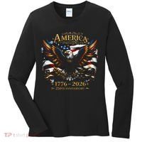 America 250th Anniversary 1776-2026 American Eagle Women's Long Sleeve Shirt thumb 0
