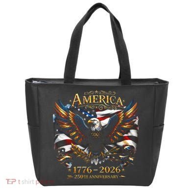 America 250th Anniversary 1776-2026 American Eagle Tote Bag