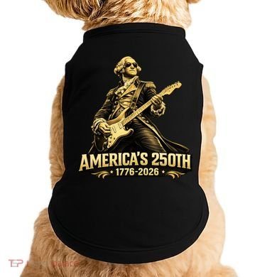 America's 250th Anniversary George Washington Rocker Doggie Tank