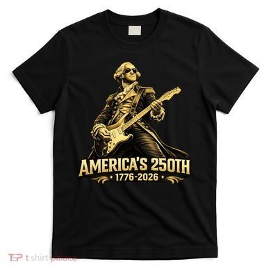 America's 250th Anniversary George Washington Rocker T-Shirt