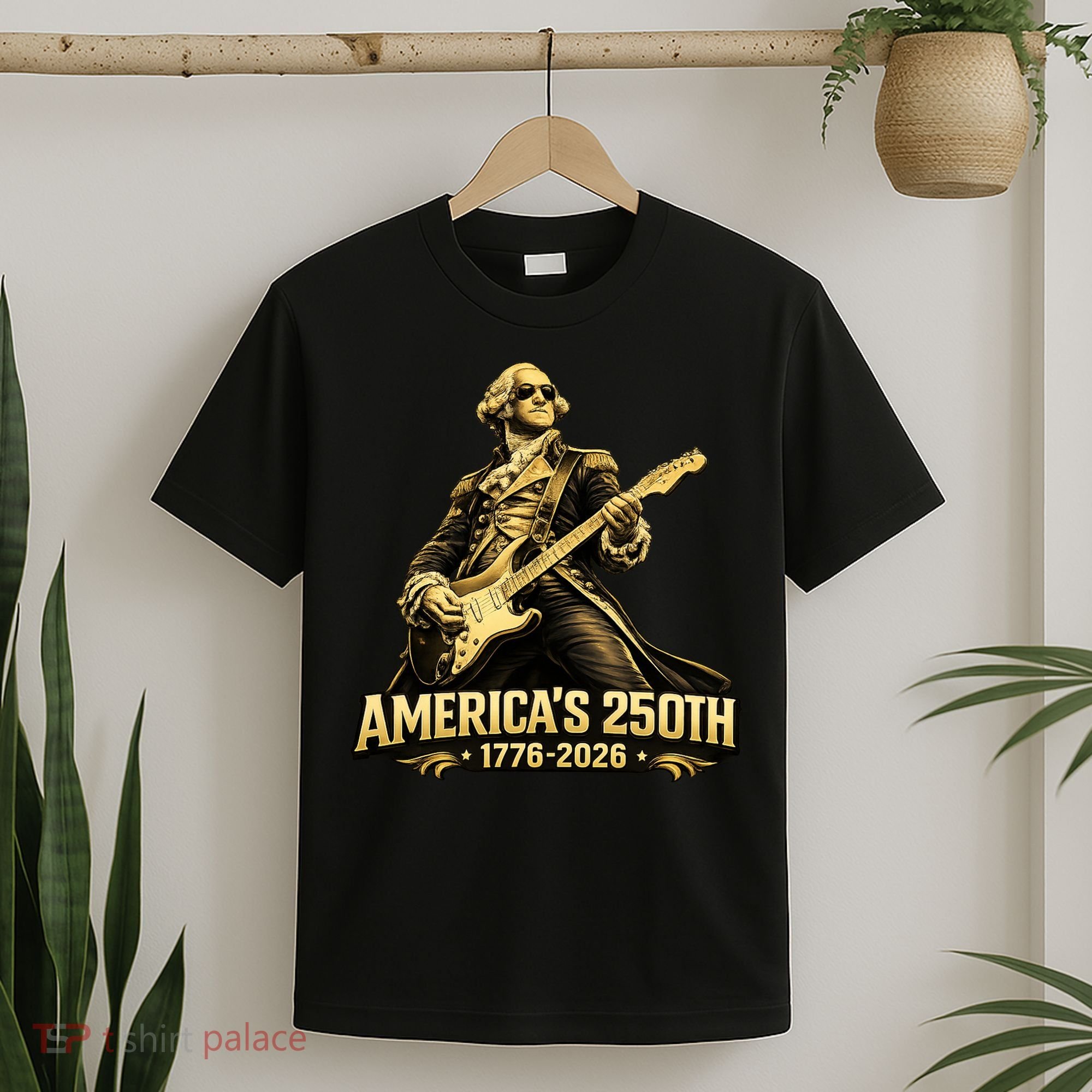 America's 250th Anniversary George Washington Rocker T-Shirt