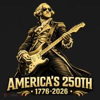 America's 250th Anniversary George Washington Rocker Women's Hoodie thumb 2