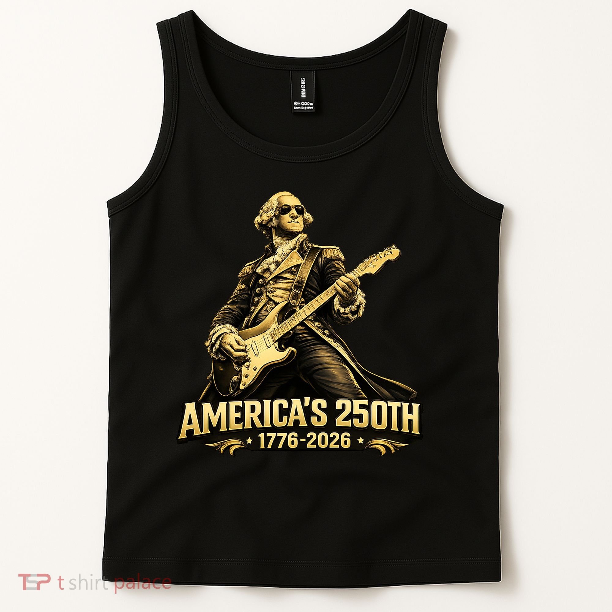 America's 250th Anniversary George Washington Rocker Tank Top