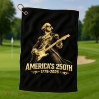 America's 250th Anniversary George Washington Rocker Golf Towel thumb 1