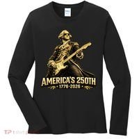 America's 250th Anniversary George Washington Rocker Women's Long Sleeve Shirt thumb 0