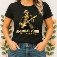 America's 250th Anniversary George Washington Rocker Women's T-Shirt thumb 2