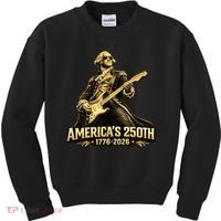 America's 250th Anniversary George Washington Rocker Kids Sweatshirt thumb 0