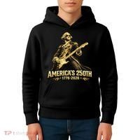 America's 250th Anniversary George Washington Rocker Kids Hoodie thumb 4