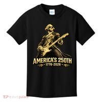 America's 250th Anniversary George Washington Rocker Kids T-Shirt thumb 0