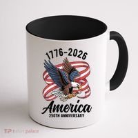 America 250th Anniversary 1776-2026 Eagle USA Coffee Mug thumb 1
