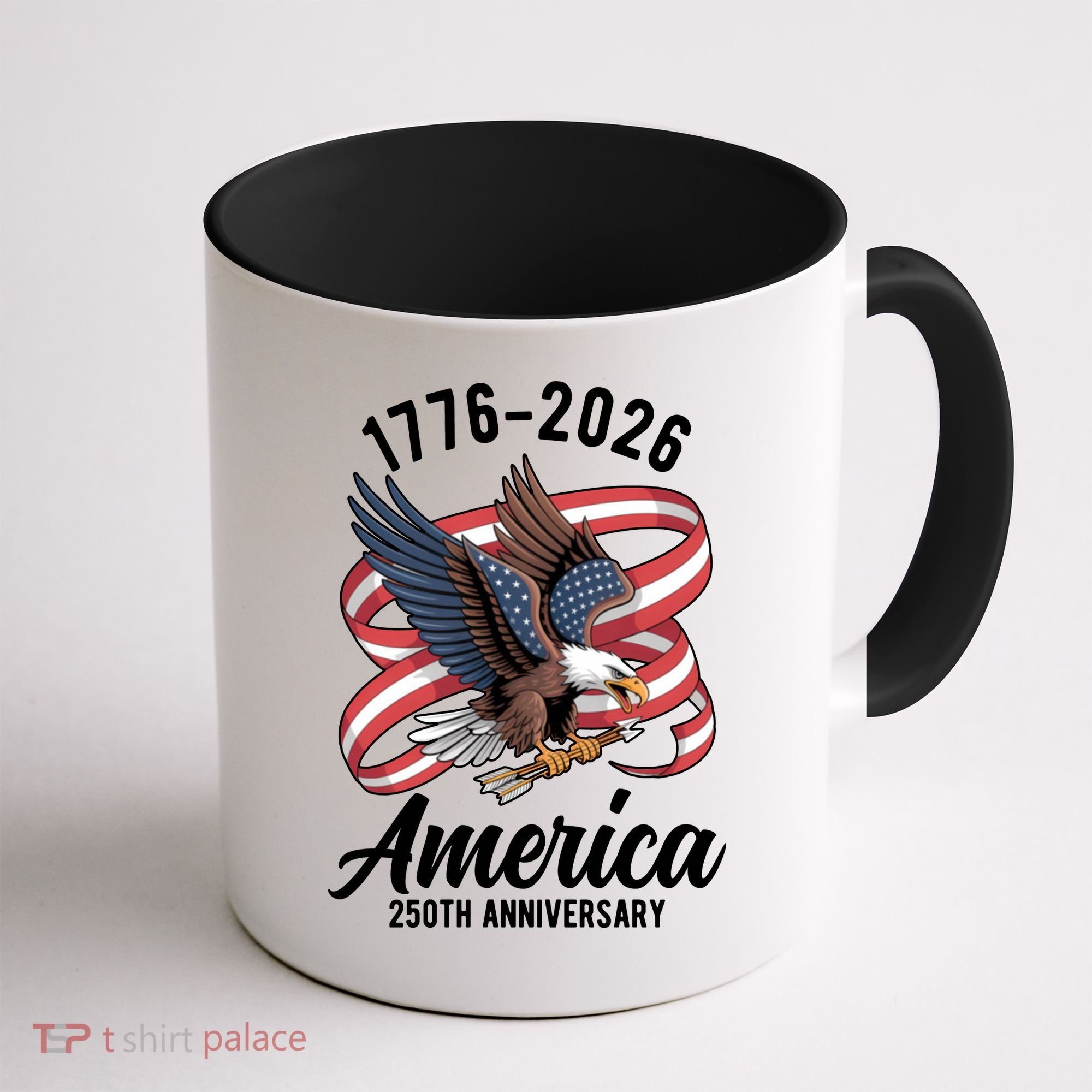 America 250th Anniversary 1776-2026 Eagle USA Coffee Mug