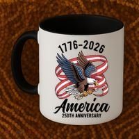 America 250th Anniversary 1776-2026 Eagle USA Coffee Mug thumb 2