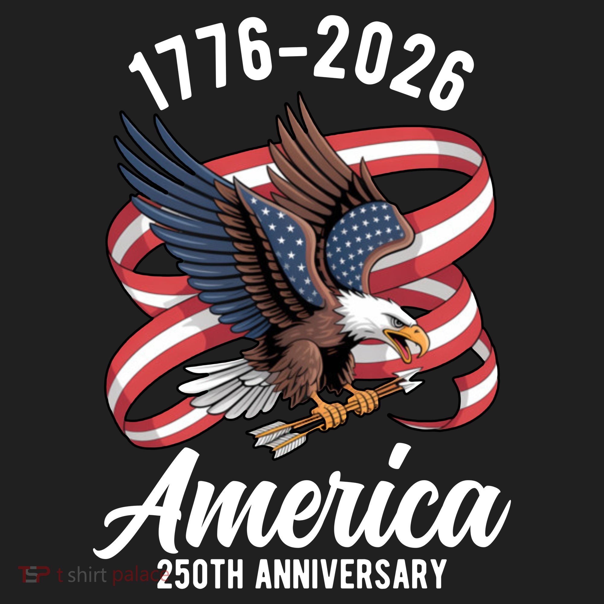 America 250th Anniversary 1776-2026 Eagle USA Tumbler